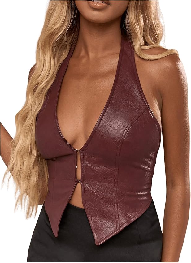 SOLY HUX Asymmetrical Clubwear Burgundy